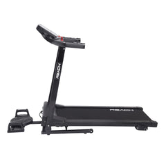 Reach T-400 PT [4HP Peak] Multipurpose Automatic Treadmill with Manual Incline and LCD Display | Pushup Bar & Twister | Foldable | Max Speed 12km/hr | Max User Weight 110 Kg