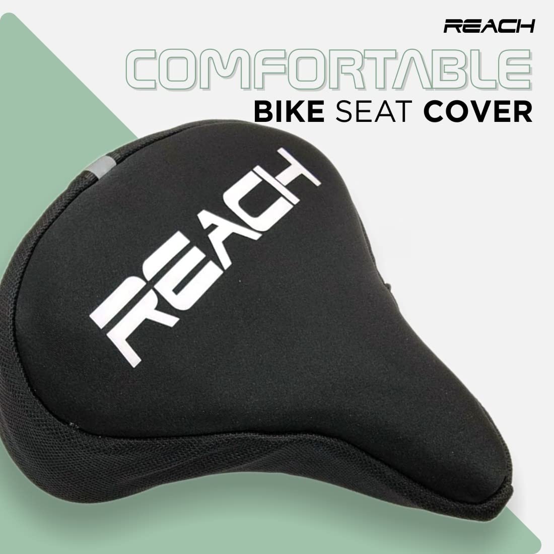 Reach 12mm Thick Silica Gel Seat Cover for Indoor Exercise Bikes | Comfortable Fitness Cycle Saddle Cover | Exercise Bike Saddle Seat Cushion